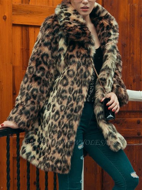 leopard print fur coat|fluffy leopard print coat.